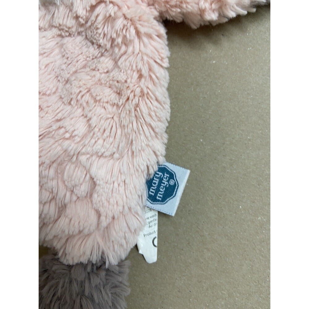 Mary Meyer Pink Fox Bean Bag Lovey Plush Gray Paws Sewn in Nose Baby - Picture 2 of 5